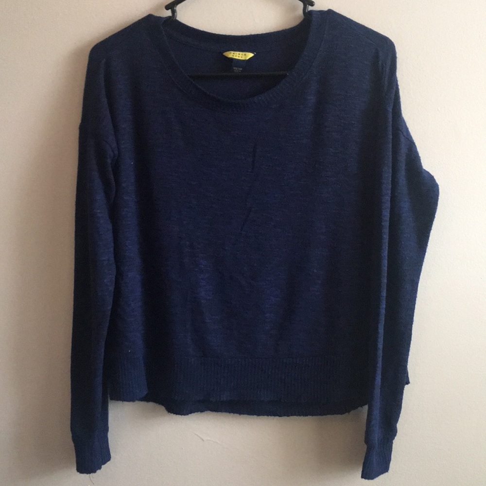 Prince and Fox Dark blue and Black Sweater XS